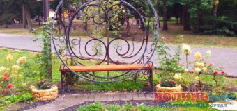 У Луцьку з’явилася нова романтична лавка. ФОТО