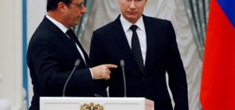 Путін і Олланд обговорили ситуацію на Донбасі