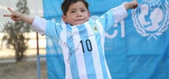 Афганський хлопчик отримав омріяну футболку Мессі