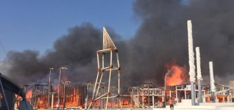 У Криму згоріли будівлі фестивалю “Казантип”. ВІДЕО