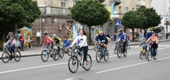 До Дня Державного Прапора в Луцьку відбувся велопробіг