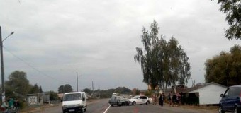 У волинському селі не розминулись дві автівки