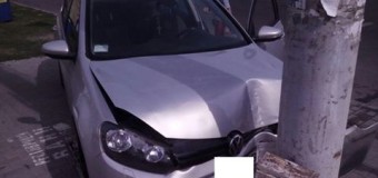 У Луцьку п’яний водій влетів у стовп