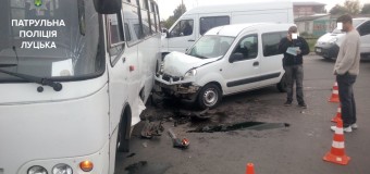 За день у Луцьку сталось 7 аварій