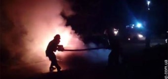 У Нововолинську згорів автомобіль