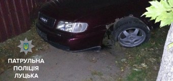 У Луцьку нетверезий водій спричинив ДТП і втікав з номерними знаками