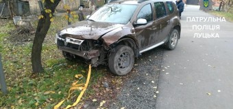 У Луцьку чоловік вчинив ДТП і зник з номерами своєї автівки