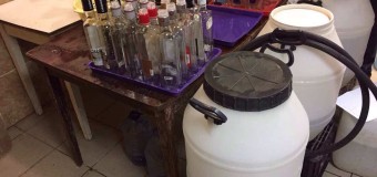 У селі під Луцьком вилучили 400 пляшок фальсифікованої горілки