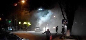 У Луцьку посеред дороги загорілось авто