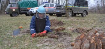 На Волині знайшли більше півсотні снарядів Другої світової війни