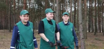 Як волинські рятувальники садили ліс. ФОТО