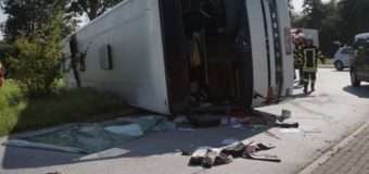 У Німеччині перекинувся автобус, травмовані 44 пасажири