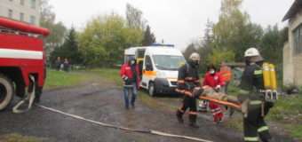 На Волині рятувальники навчалися ліквідовувати наслідки аварії у газовій котельні. ФОТО