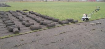 На Волині будують футбольне поле зі штучним покриттям