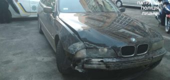 У Луцьку покарали нетверезого водія, який втікав від полісменів. ФОТО