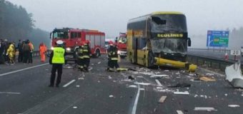 На півдні Польщі пасажирський автобус з українцями потрапив у ДТП