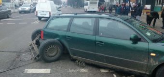 У Луцьку затримали п’яного водія, який вискочив на смугу зустрічного руху та вчинив ДТП