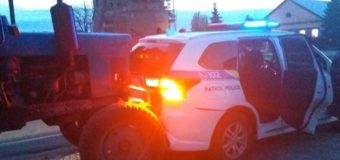 У Любомлі трактор врізався у поліцейський автомобіль