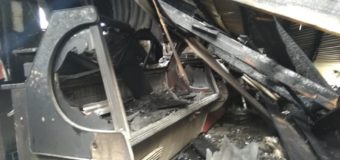 На ринку у Рожищі вщент вигорів м’ясний павільйон. ФОТО