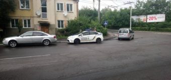 У центрі Луцька зіткнулися два автомобілі