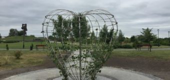 У ковельському парку встновили символічний знак «Серце миру»