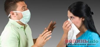 Волинь: Захворюваність на грип  нижча епідпорогу