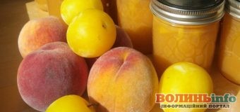 Варення зі слив та персиків