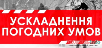 Україну накриє негода – оголосили І рівень небезпеки