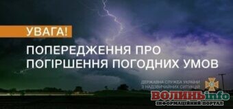 По Україні оголосили штормове попередження