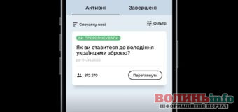 Українці можуть висловитися щодо володіння зброєю в опитуванні через застосунок “Дія”