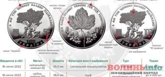 В Україні ввели в обіг монету “Ой у лузі червона калина”