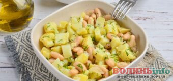 Салат з картоплі та квасолі: смачні страви до посту
