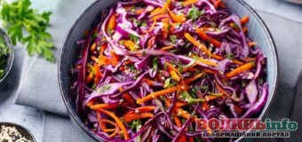 Салат з червоноголової капусти: Смачні страви до посту