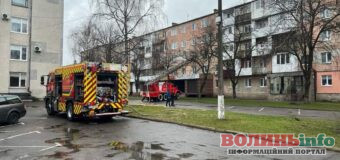 Загоряння квартири в Ковелі: врятовано чоловіка