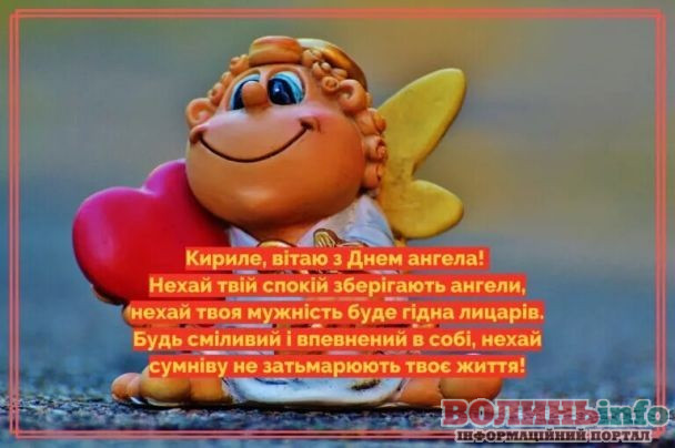 Привітання з Днем ангела Кирила