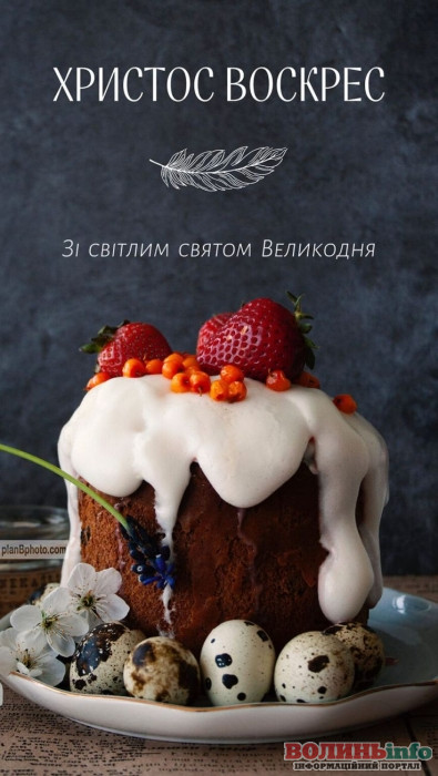 привітання з Великоднем