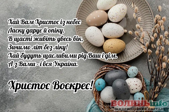 Патріотичні привітання з Великоднем