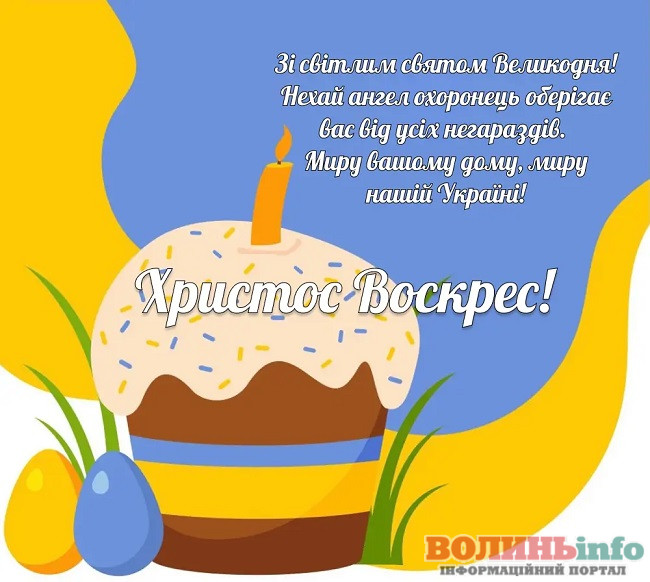 Патріотичні привітання з Великоднем