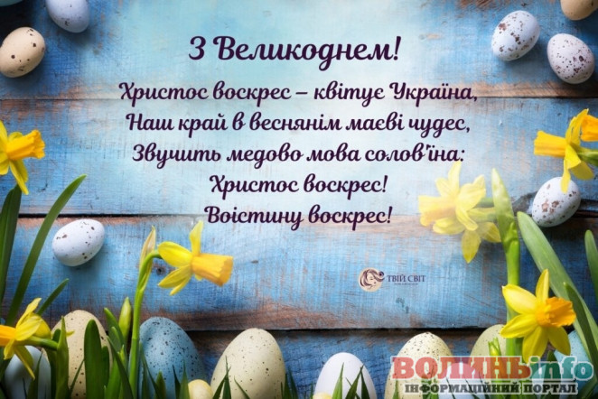 Патріотичні привітання з Великоднем