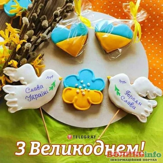 Патріотичні привітання з Великоднем