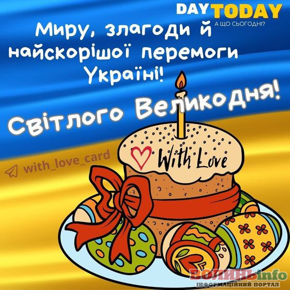 Патріотичні привітання з Великоднем