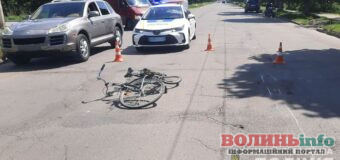У Луцьку мотоцикліст збив велосипедиста: обставини ДТП розслідує поліція