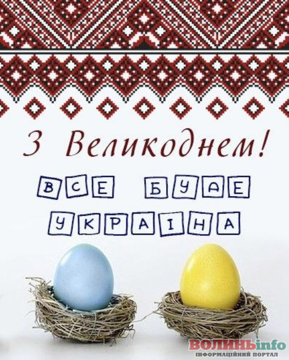Патріотичні привітання з Великоднем