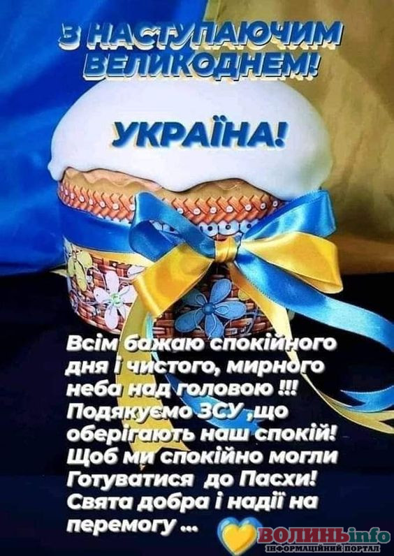 Патріотичні привітання з Великоднем
