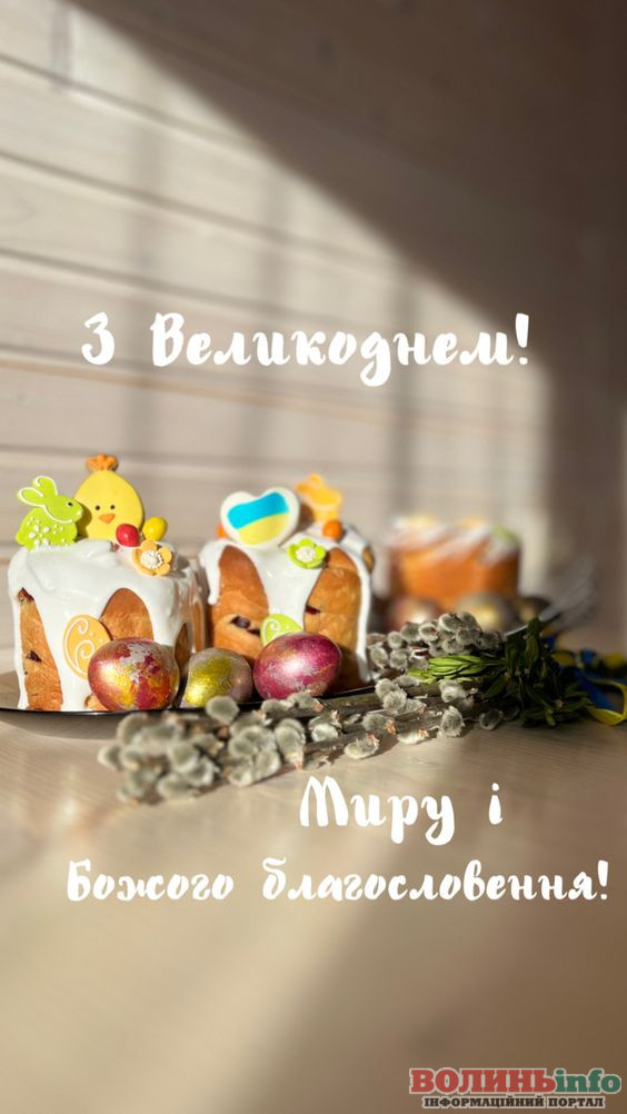 Патріотичні привітання з Великоднем