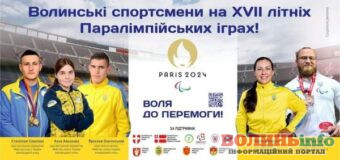 Волинські спортсмени готуються до Паралімпійських ігор-2024 у Парижі