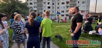Нічна атака на Луцьк: десятки дронів і ракет, пошкоджені будинки та постраждалі