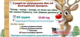 У Поворську проведуть новорічний благодійний ярмарок на підтримку захисників