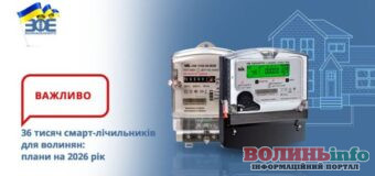 На Волині стартує модернізація електромереж із встановленням «розумних» лічильників