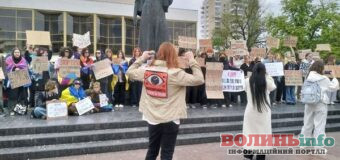 У Луцьку відбулася акція протесту проти нового Цивільного кодексу України